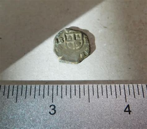 Nice 1600s King Philip Iv Spanish Pirate Cob Coin 1212 Habs Cob