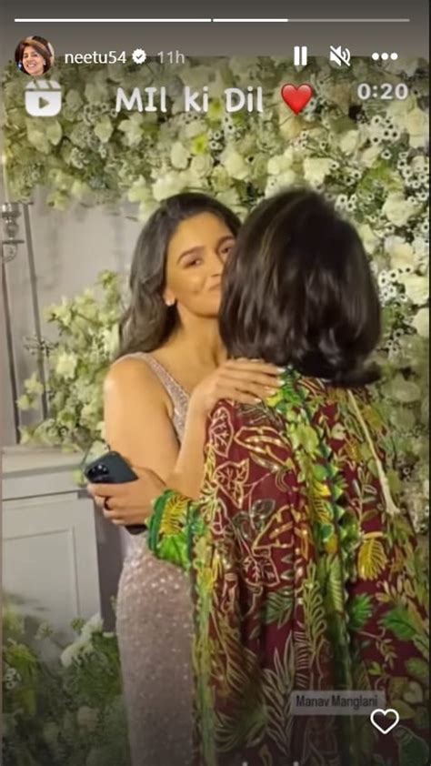 Neetu Calls Alia ‘mil Ka Dil As Actor Runs To Hug Her At Sidharth Kiaras Bash Bollywood