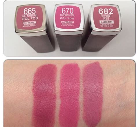 Maybelline NEW Matte Shades Swatch In 2023 Maybelline Lipstick