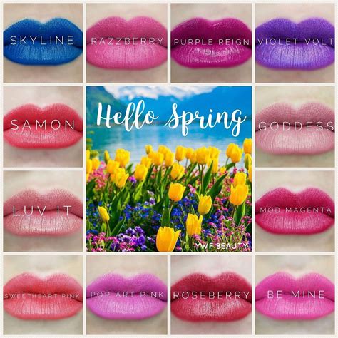 Senegence Senegence Color Chart 2022 Lipsense Color Chart Etsy Artofit