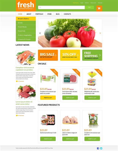 The best online grocery store in india. Grocery Web Shop WooCommerce Theme #51254