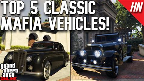 Top 5 Classic Mafia Vehicles In Gta Online Youtube