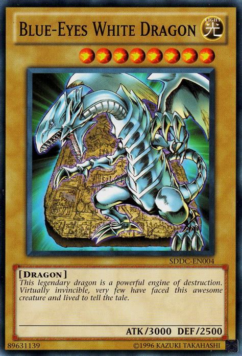 Blue Eyes White Dragon Sddc En004 Common Unlimited Yu Gi Oh Singles Structurestarter