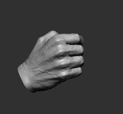 Realistic Male Hand 3d Model Free 3d Model Cgtrader