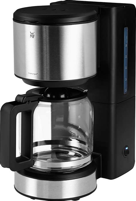 Mit der neuen kaffeemaschine »wmf 1000 pro s« bereiten sie beliebte kaffeespezialitäten schnell, frisch und einfach per knopfdruck zu. WMF Kaffeemaschine »Stelio Aroma«, Cromargan®