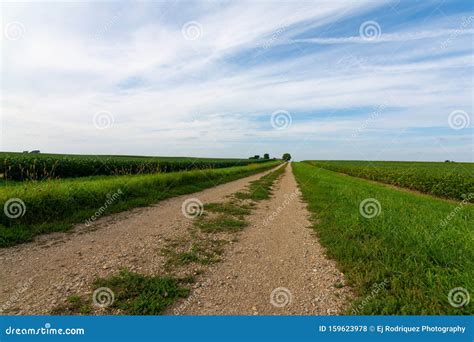 Dirt Road In The Midwest Stock Photo Image Of Adventure 159623978