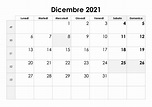 Calendario dicembre 2021 – calendario.su