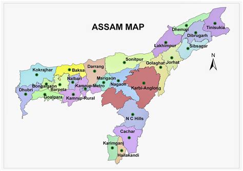 Every Thing About Assam Map Of Assam
