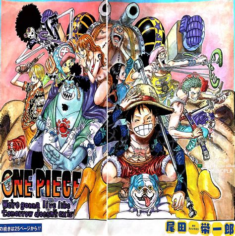 Art One Piece Chapter 987 Color Spread Rmanga