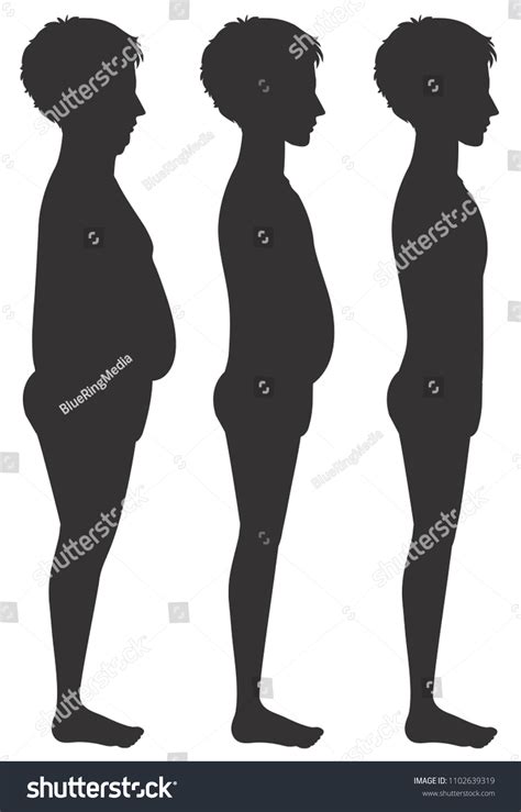 A Human Body Transformation Template Royalty Free Stock Vector