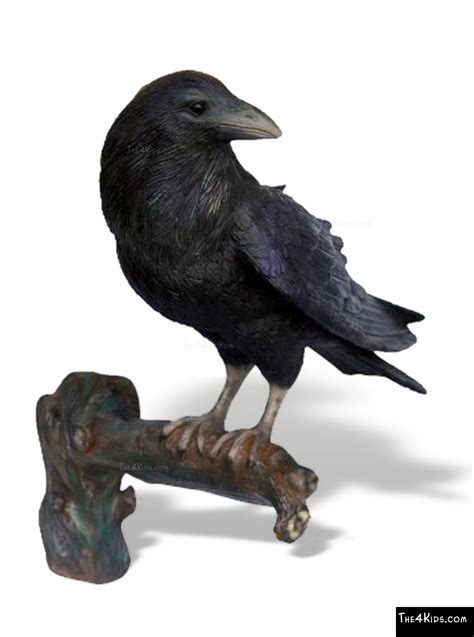 Raven Sculpture Addition The 4 Kids