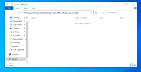 Windows 10 Startup Folder Explained
