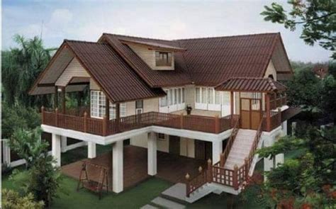 Sebagai informasi pengantar, rumah ini adalah rumah dengan 2 lantai bangunan yang berdiri di tengah tapak model atap yang di gunakan pada desain ini merupakan salah satu model desain atap yang paling populer di indonesia, yaitu model atap limas atau limasan. 7 Inspirasi Desain Rumah Panggung Minimalis | Aman dari Banjir!