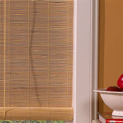 Symple Stuff Bamboo Outdoor Roller Shade And Reviews Wayfair