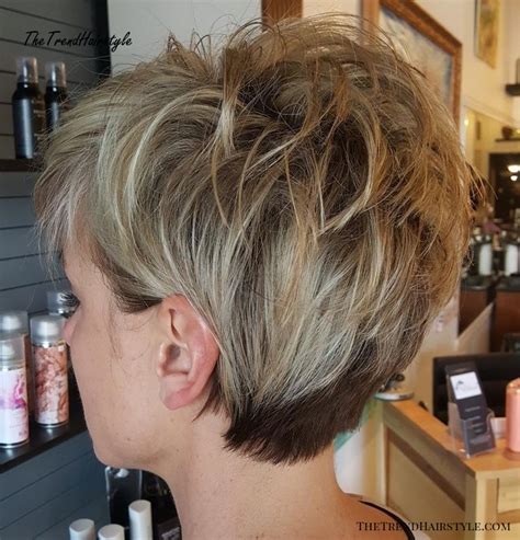 Short hairstyles for women over 50 can be stylish and even edgy, and we have 90 great images to prove that. Two-Tone Feathered Pixie - 60 Short Shag Hairstyles That ...