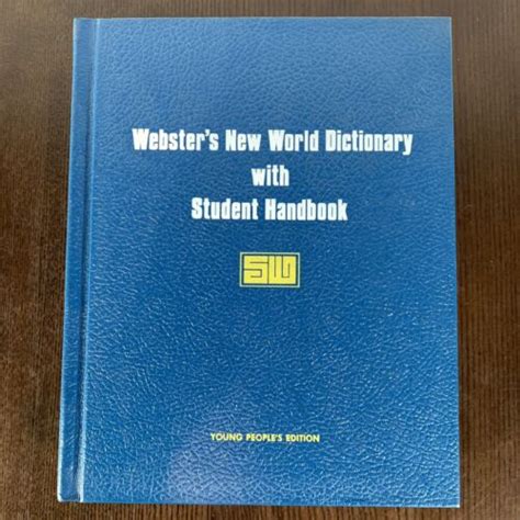 Websters New World Dictionary With Student Handbook Concise Edition