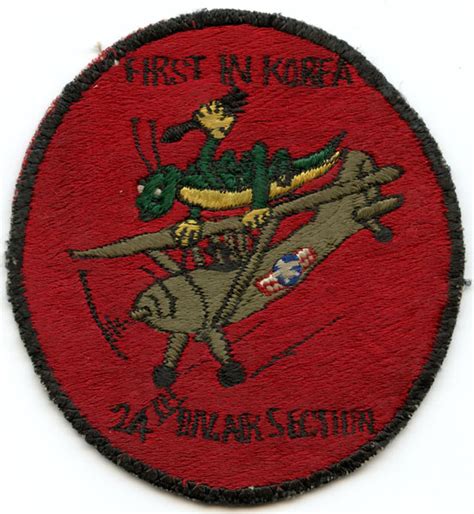 Early Korean War Us Army 24th Division Air Section Jacket Patch