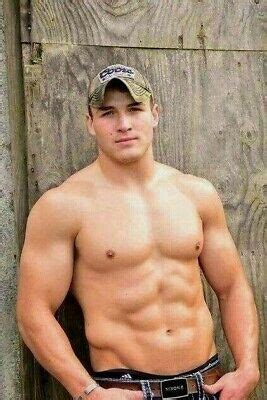 Shirtless Male Muscular Beefcake Country Hunk Hairy Chest Boots Photo Sexiezpicz Web Porn