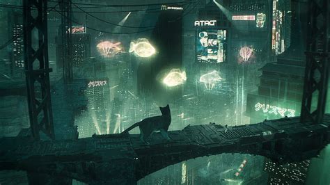 1920x1080px 1080p Free Download Sci Fi City Cat Hd Wallpaper Peakpx