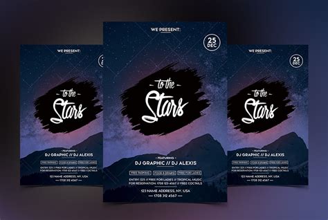 You can promote your own sky content for a small daily fee, email us at thoseskymodders@gmail.com for more info. To the Stars PSD Free Flyer Template | FreebieDesign.net