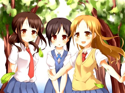 24 Matching Wallpapers For Best Friends Anime Girls Pictures Wall Paper