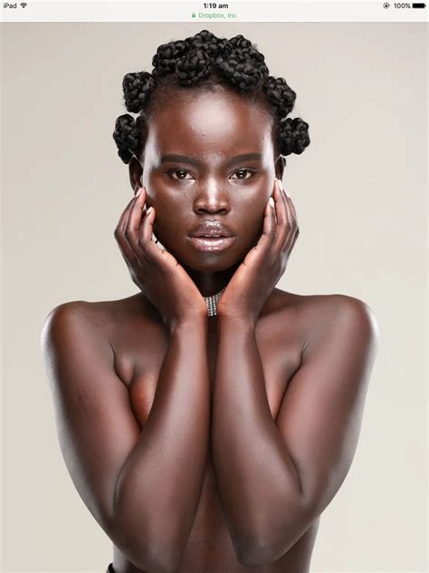 beautiful dark skinned model who went viral releases new stunning photos