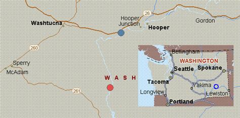 Palouse Falls Washington Map Interactive Map