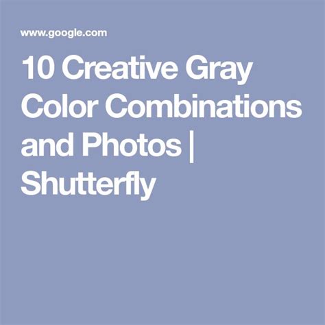 10 Creative Gray Color Combinations And Photos Shutterfly Green