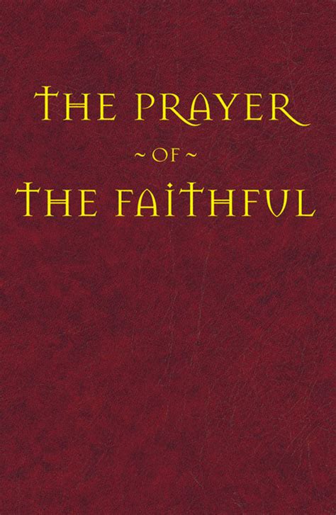 Prayer Of The Faithful Paperback Kevin Mayhew