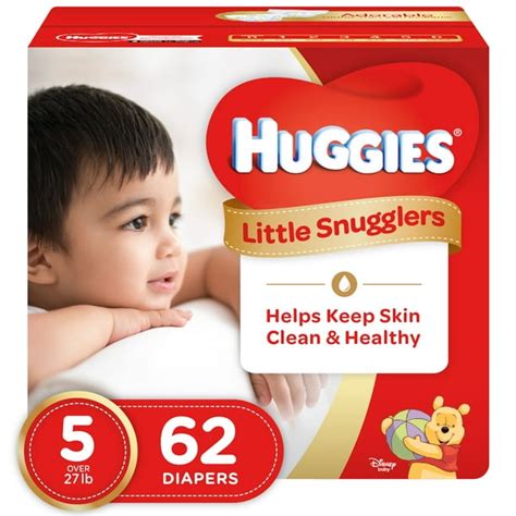 Huggies Little Snugglers Diapers Size 5 62 Count