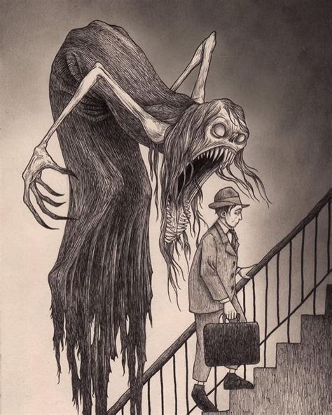 😵😨 😵 Creepy Drawings Scary Art Scary Drawings