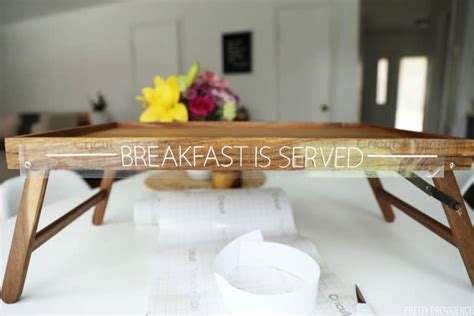 Diy Breakfast In Bed Tray And Kit Pretty Providence