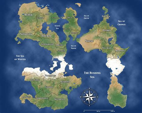 Thondheim A Map Of My Dandd World Dnd