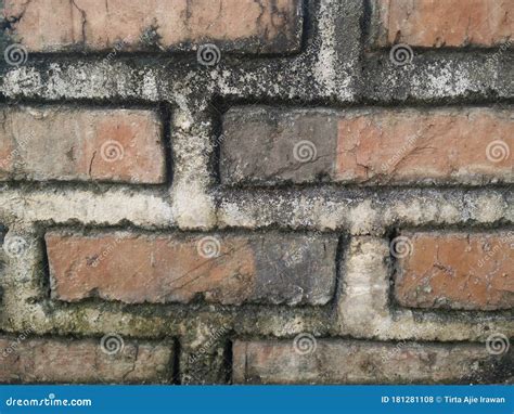 Old Clay Brick Wall Texture A Bare And Exposed Brick Wall Ideal For