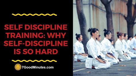Self Discipline Training Why Self Discipline Is So Hard Youtube