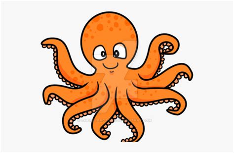 Octopus Clipart Cartoon Clipart Octopus Cartoon Hd Png Download