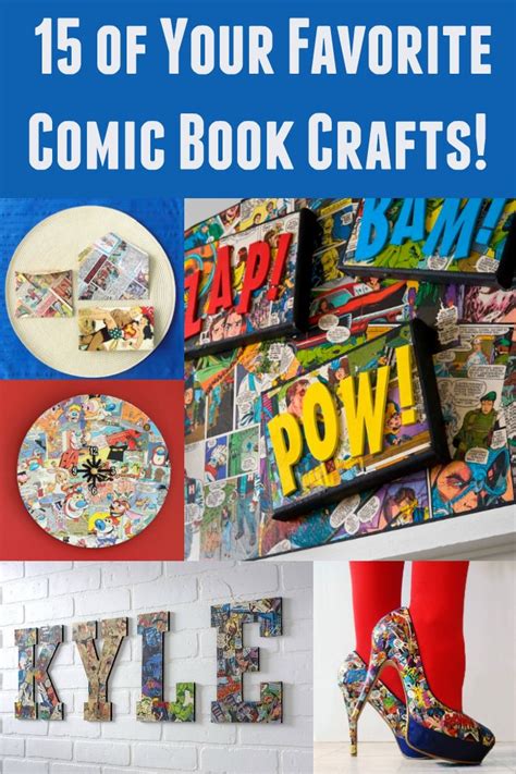 Comic Book Crafts That Are Awesomely Geeky Comic Book Crafts Book