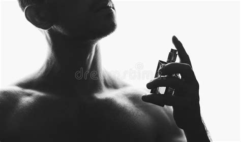 Naked Guy And Perfume Stock Image Image Of Isolated 160301973