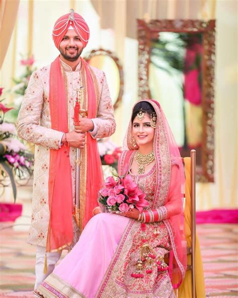 Punjabi Wedding Couple Dress Dressesqa