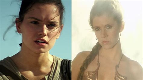 Carrie Fisher To Star Wars Newbie Daisy Ridley Dont Be A Slave