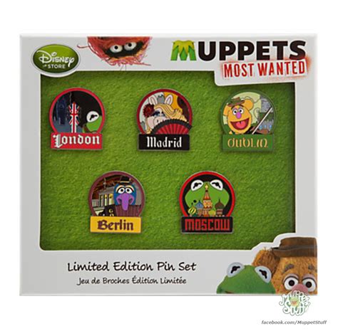 Muppet Stuff Disney Store Muppets Most Wanted Limited Edition Pin Set