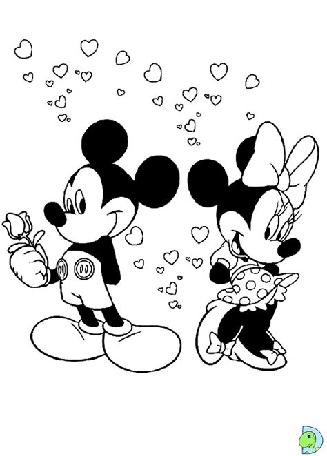 Desenhos Do Mickey E Minnie Para Colorir Desenho Mickey Páginas Para Colorir Da Disney Mikey