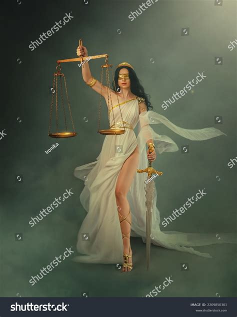 Blind Lady Justice Art