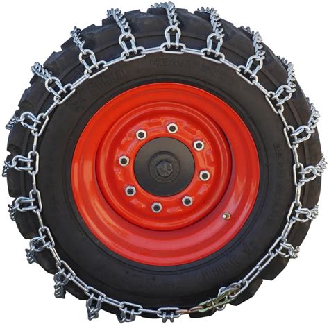 Peerless 0343556 11 175 Wide Base Mud And Skid Steerloader Tire Chains