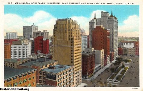 Washington Boulevard Postcards — Historic Detroit