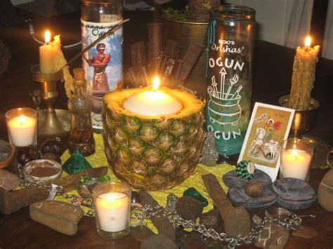 Conjured Cardea Lamp For Ogun