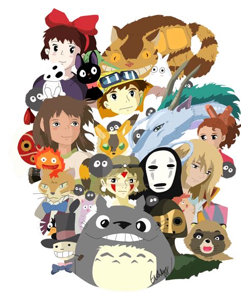 อัลบั้ม 100 ภาพ Studio Ghibli ภาพยนตร์ที่ผลิต ความละเอียด 2k 4k