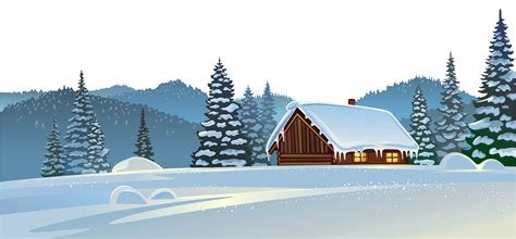 Winter House And Snow Ground Png Clipart Image Gallery Yopriceville