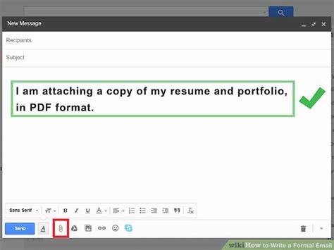 Formal E Mail Example Lovely 4 Ways To Write A Formal Email Wikihow