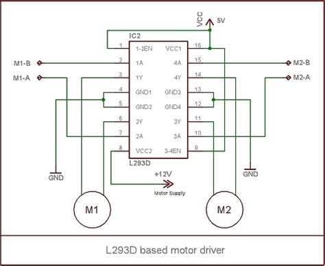 L293d Based Motor Driver Maxembedded
